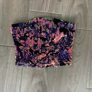Sequin Tube Top